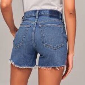 Abercrombie & Fitch Blue Jean Shorts